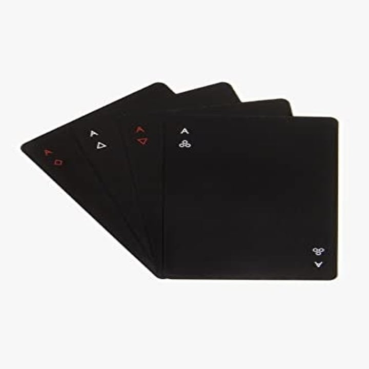 black playing cards
