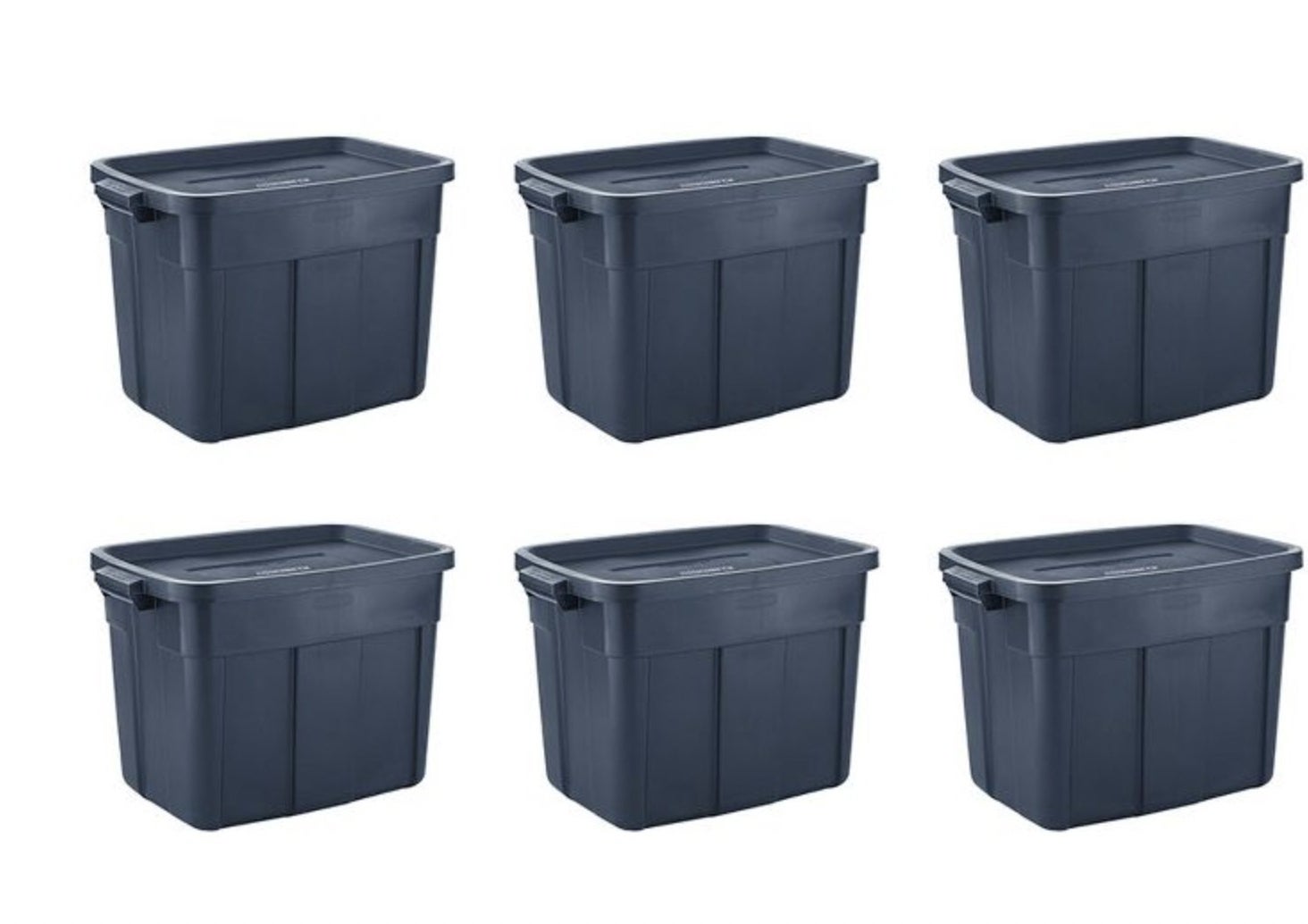 The six storage bins