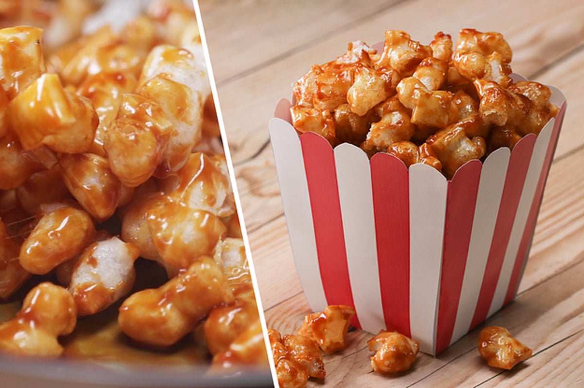 材料3つでやみつき 切り餅でキャラメルポップコーン