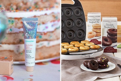 lip balm and donut maker 