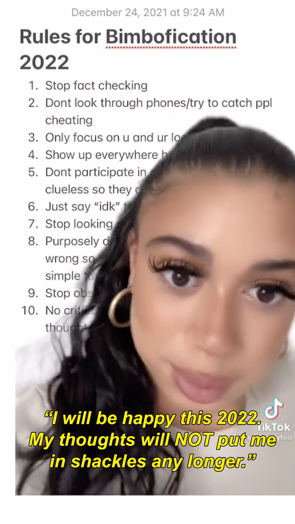 Bimbo TikTok: People Who Engage in a Performance of Hyperfemininity