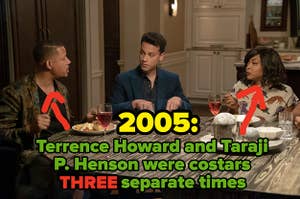 in 2005, Terrence Howard and Taraji P Henson were costars three separate times