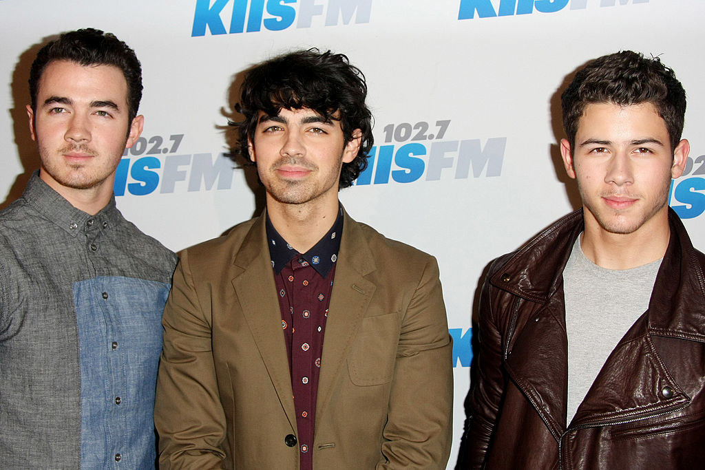 The Jonas brothers on a red carpet