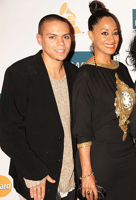 Evan and Tracee on a red carpet