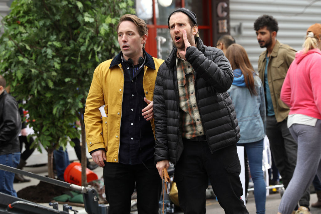 Beck Bennett and Kyle Mooney acting on SNL