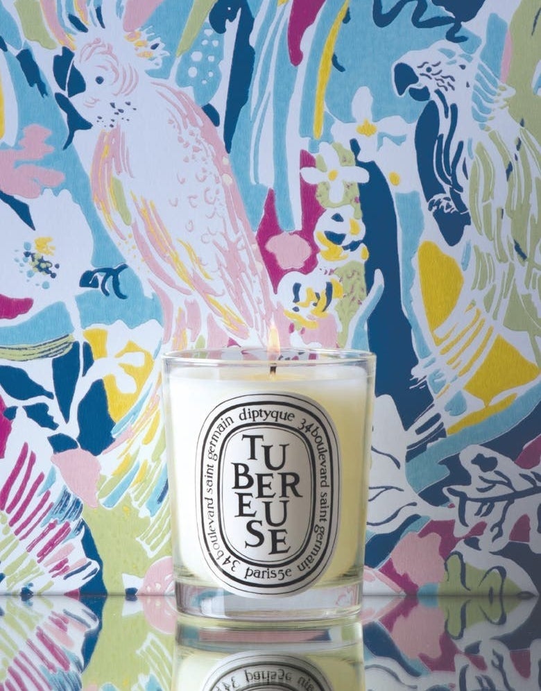 The Diptyque candle in Tubéreuse