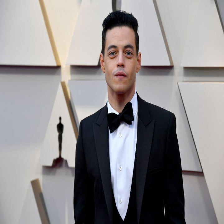 Rami Malek in a formal suit