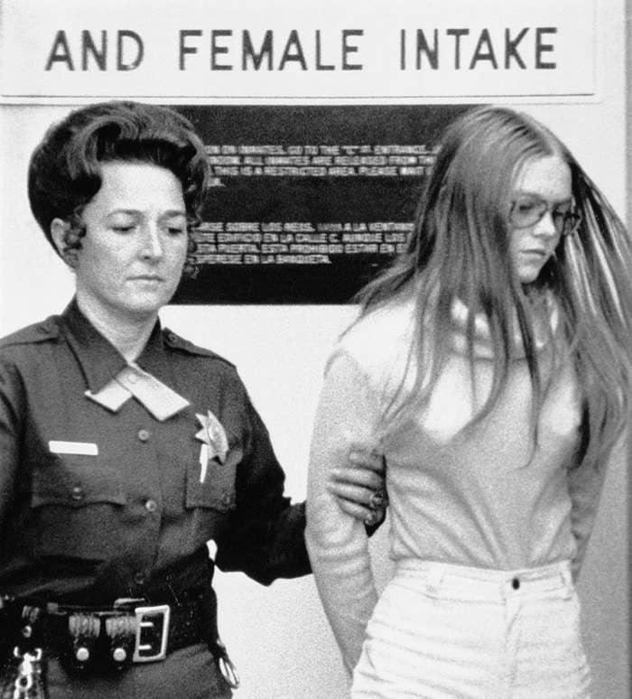 Brenda Spencer being escorted into custody