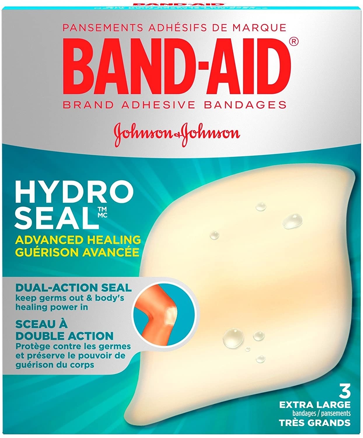 A box of the hydrocolloid bandages