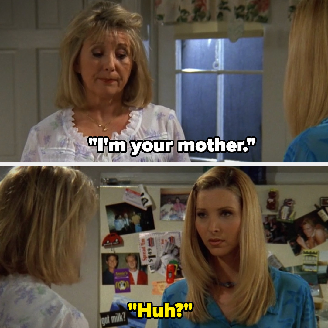 the older Phoebe tells main character phoebe that she&#x27;s her mother to which she replies &quot;huh?&quot;