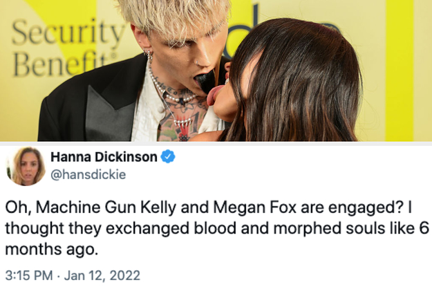 14 Spot-On Reactions To Megan Fox And Machine Gun Kellys Engagement