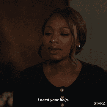 A woman saying