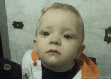 Gif of a toddler trying not to cry