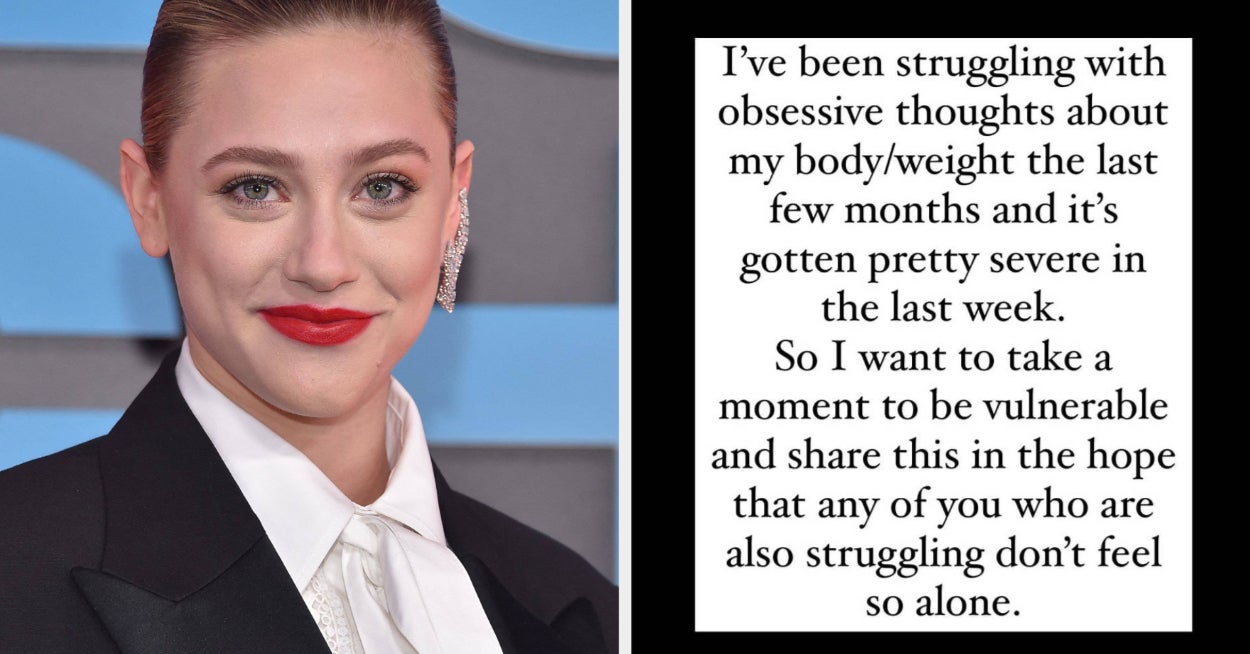 Lili Reinhart Said She's Struggling With "Severe" And "Obsessive" Thoughts About Her Body And Size Right Now