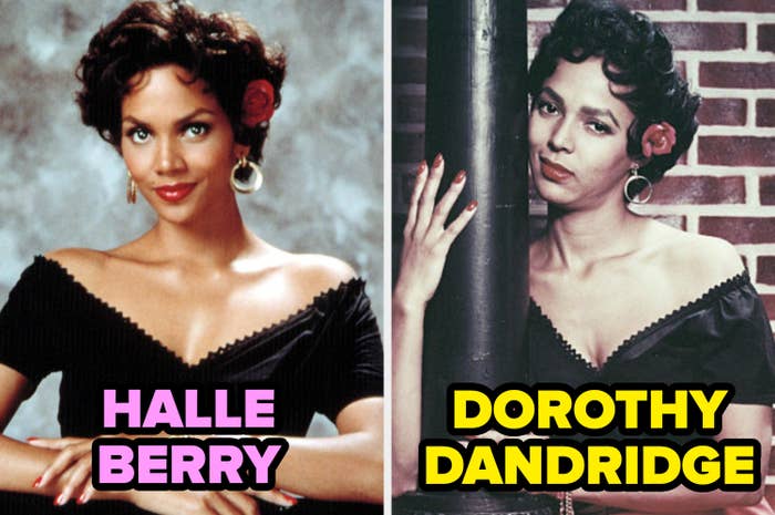 Halle Berry as Dorothy Dandridge in &quot;Introducing Dorothy Dandridge;&quot; Dorothy Dandridge in &quot;Carmen Jones&quot;