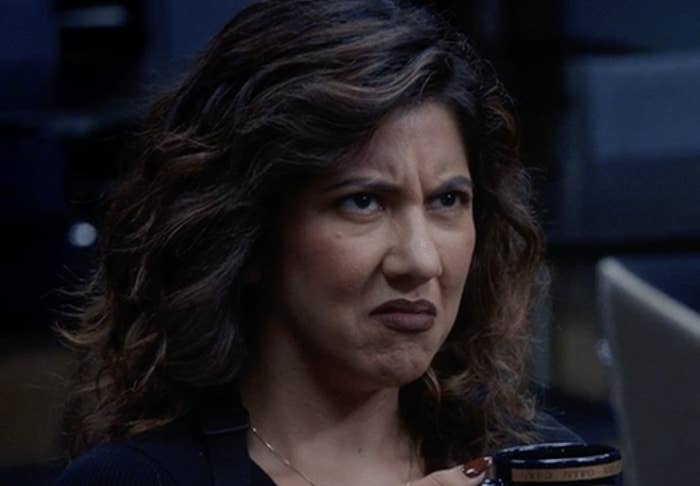 Rosa Diaz looking disgusted