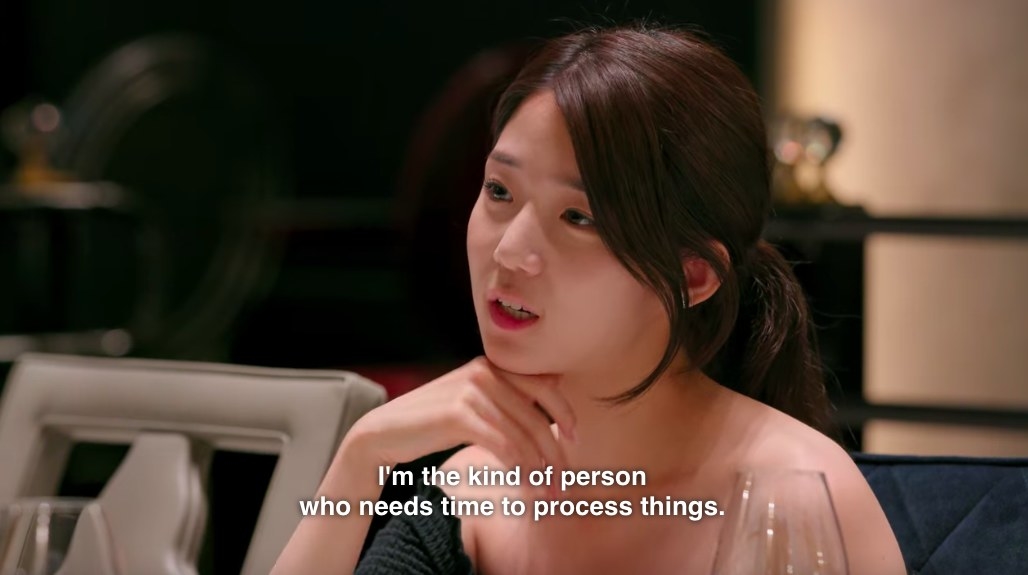 Ji-yeon says &quot;I&#x27;m the kind of person who needs time to process things&quot;