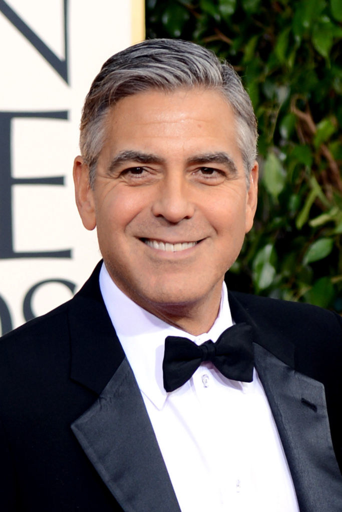 Clooney at the Golden Globes in 2013