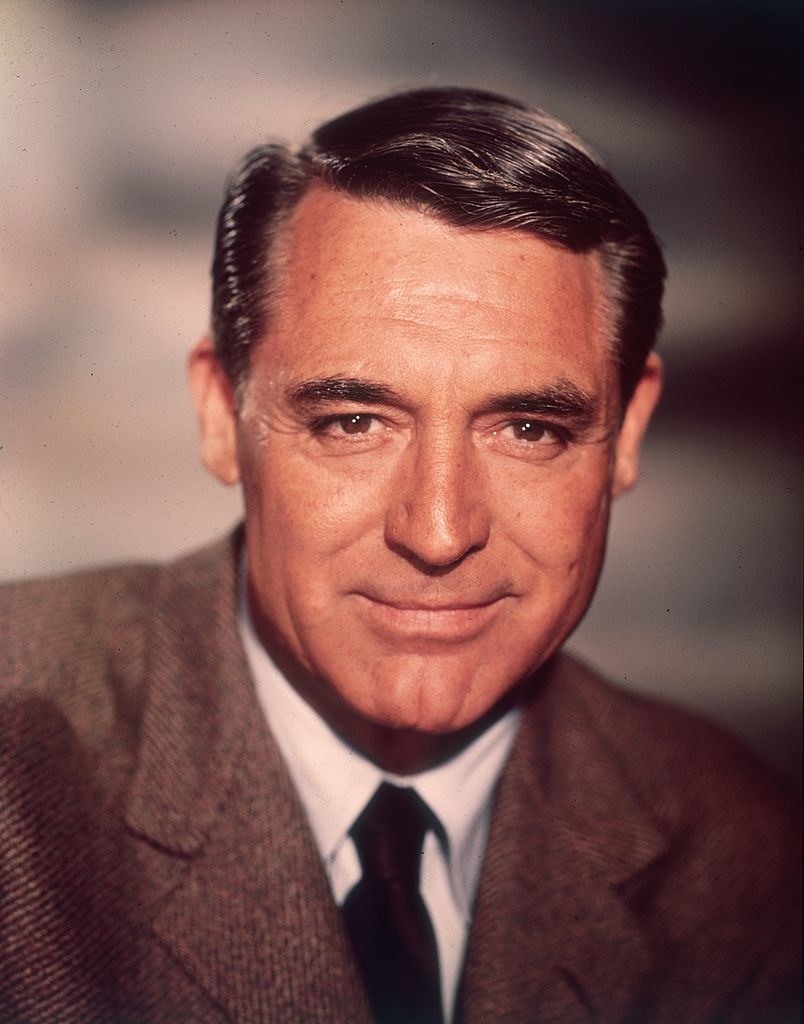 Grant posing for a portrait in 1955