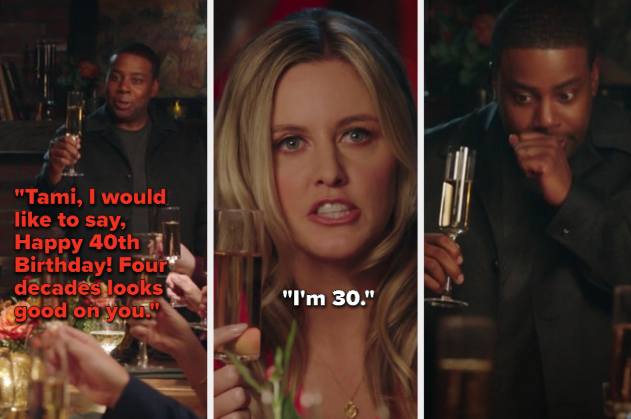 Kenan accidentally says Tami is turning 40 during a birthday toast when she&#x27;s only 30 years old