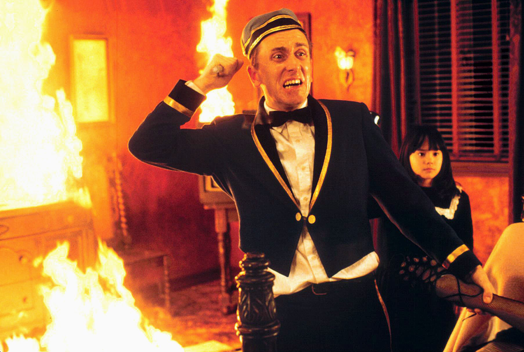 Tim Roth and Lana McKissack in &quot;Four Rooms&quot;