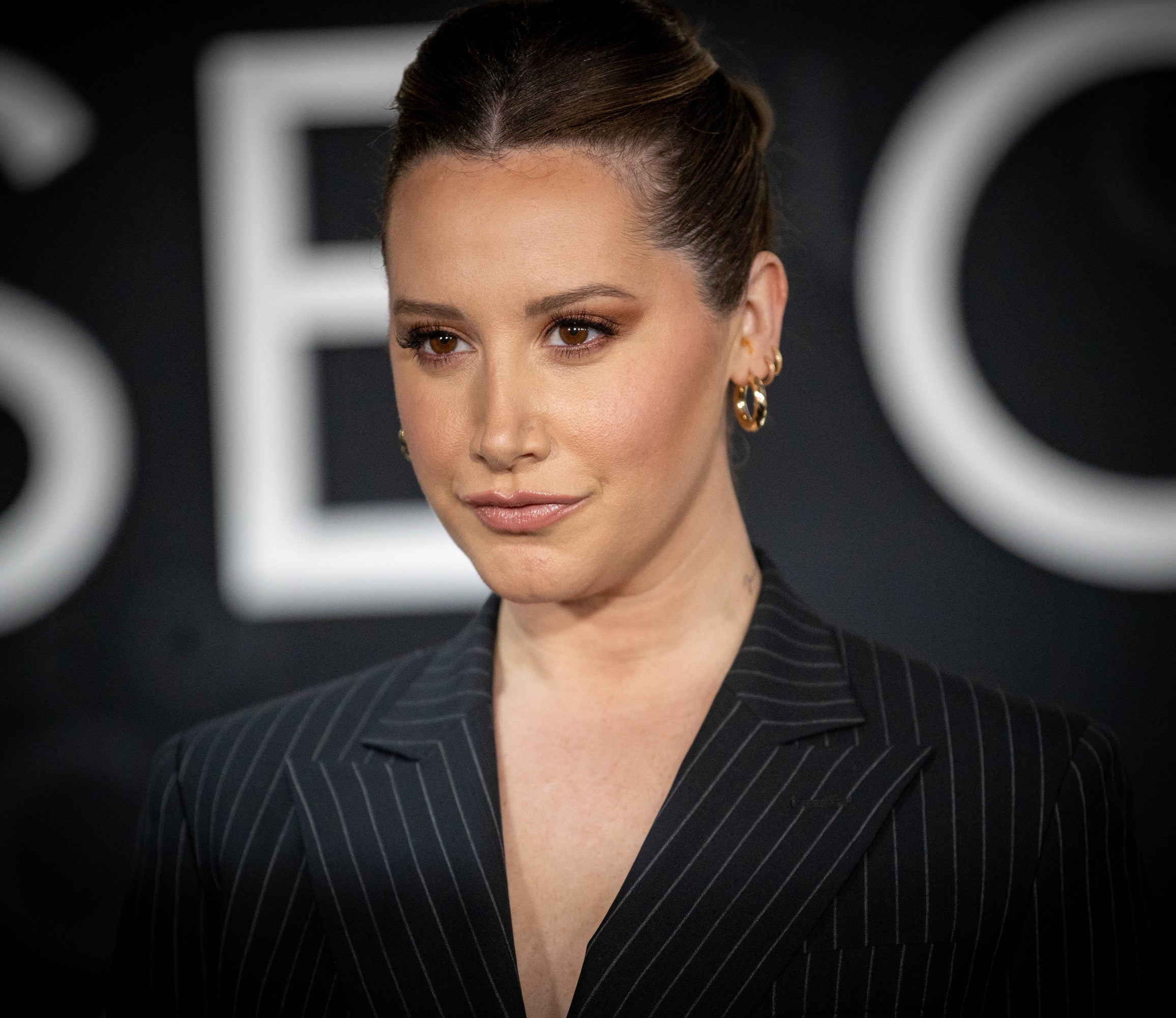 Ashley Tisdale at the Los Angeles premiere of &quot;House of Gucci&quot; on November 18, 2021