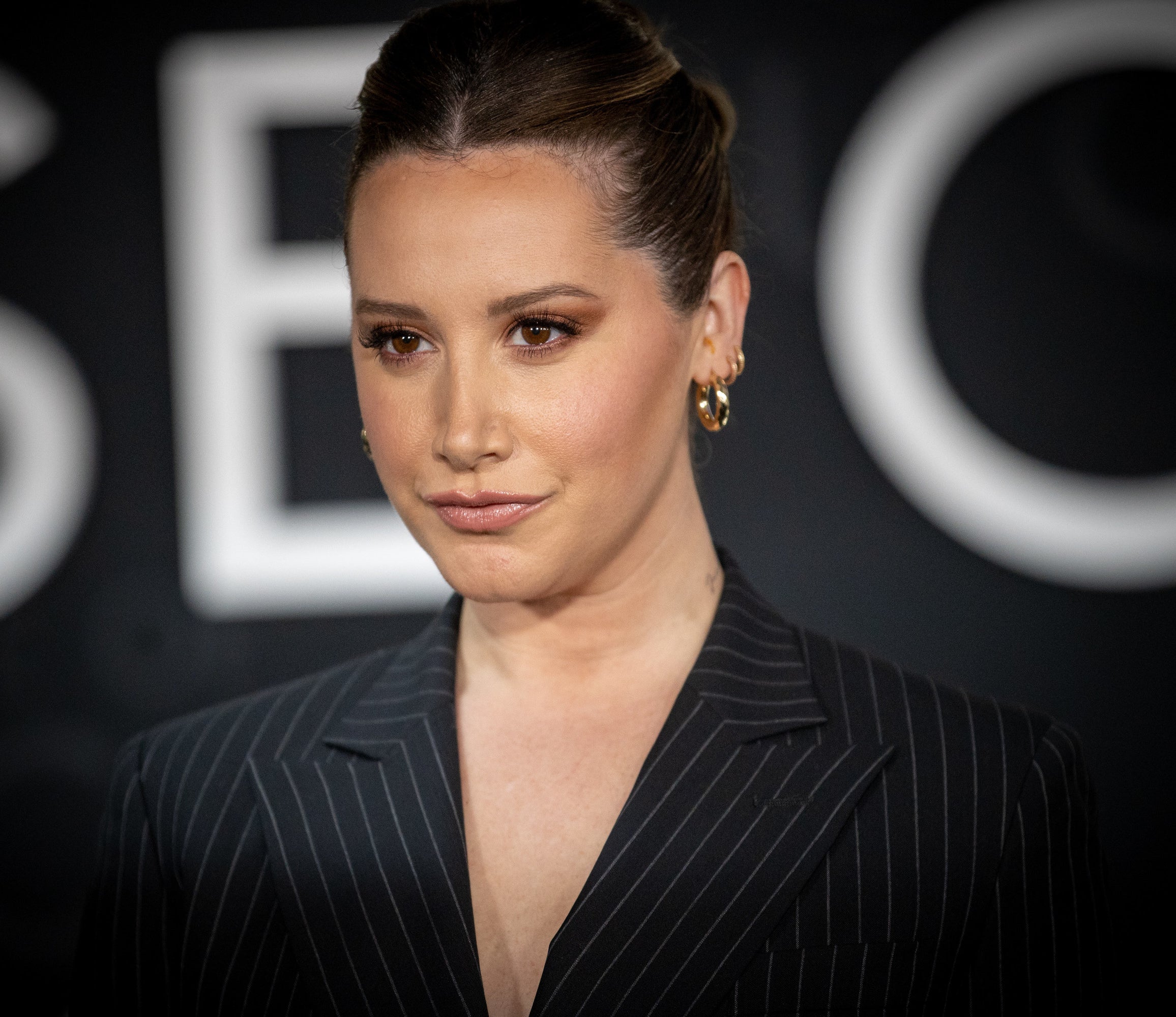 Ashley Tisdale at the Los Angeles premiere of &quot;House of Gucci&quot; on November 18, 2021