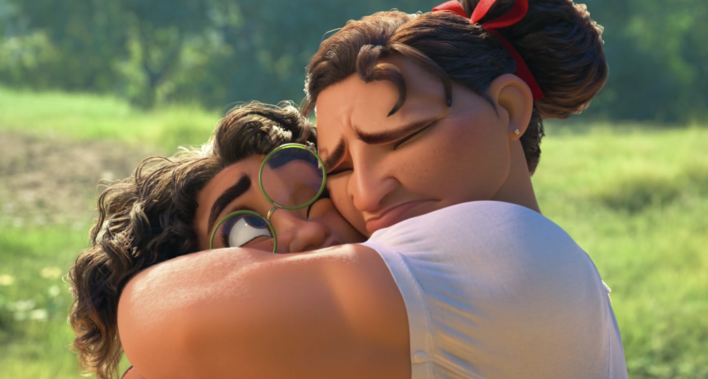 Luisa hugging Mirabel