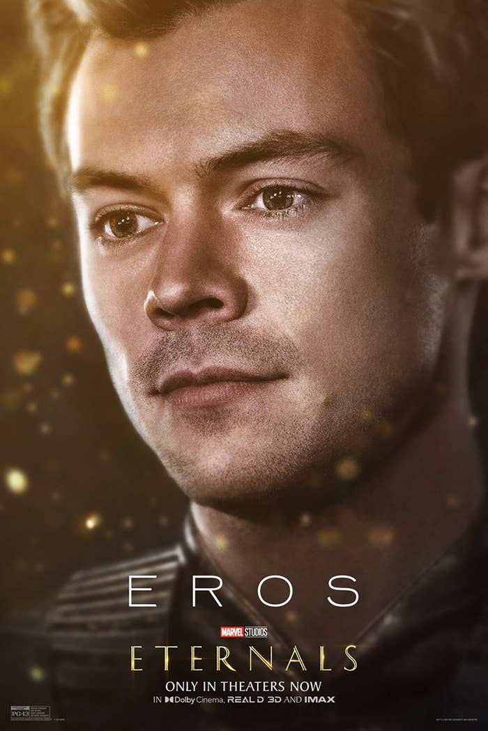 Harry promo photo for the Eternals