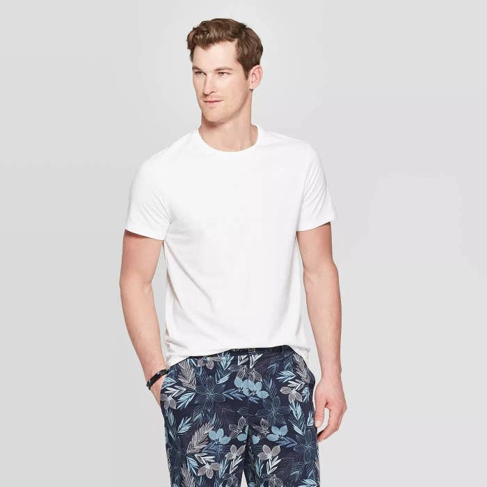 A white crewneck t-shirt