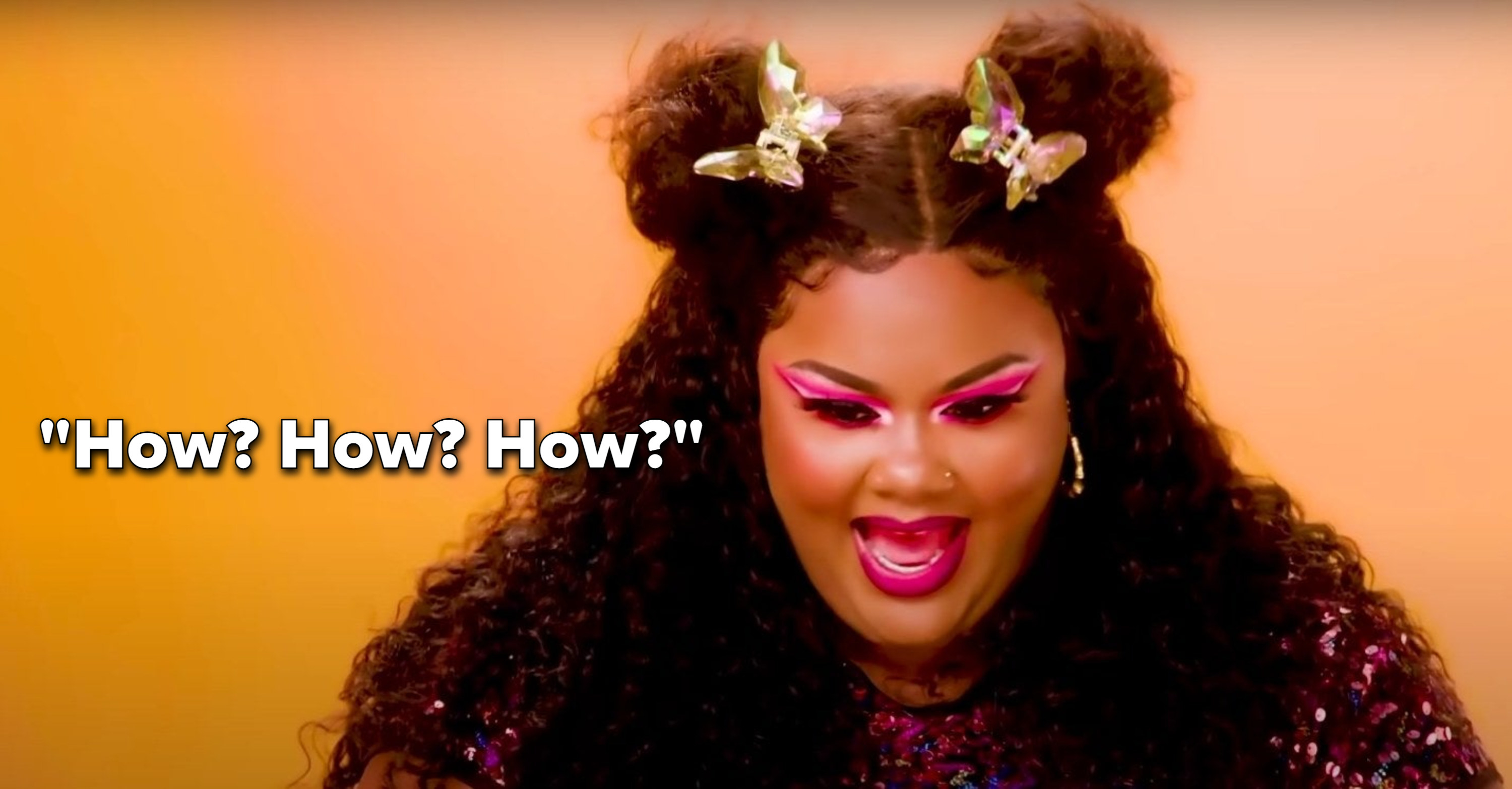 Nicole Byer saying, How, how, how
