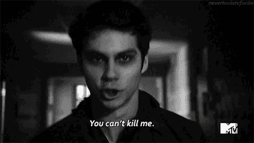 Dylan Obrien acting the line, You can not kill me