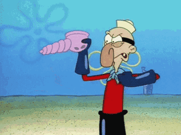 Barnacle Boy tries to use heat vision but fails