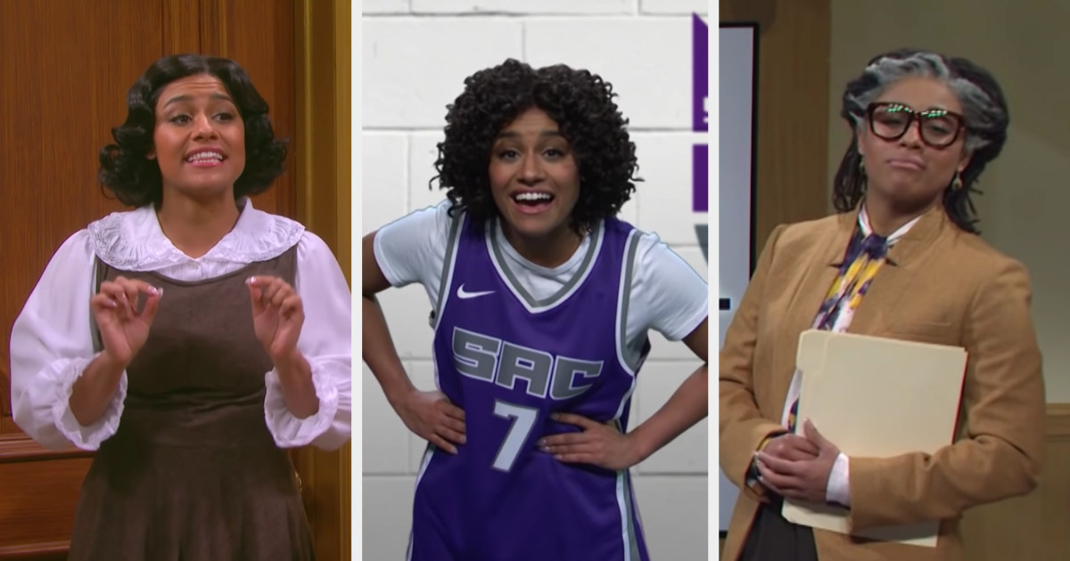 Ariana as three different characters