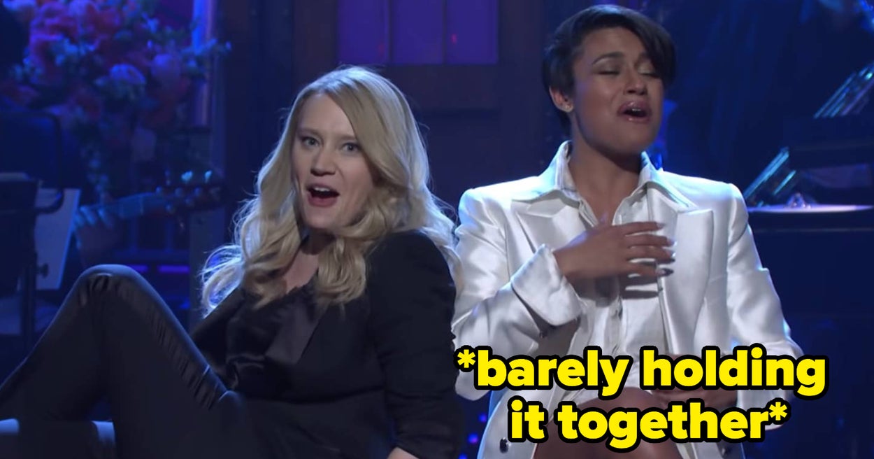 Ariana DeBose Could Barely Keep It Together While Kate McKinnon Sang “West Side Story” Songs On “SNL”