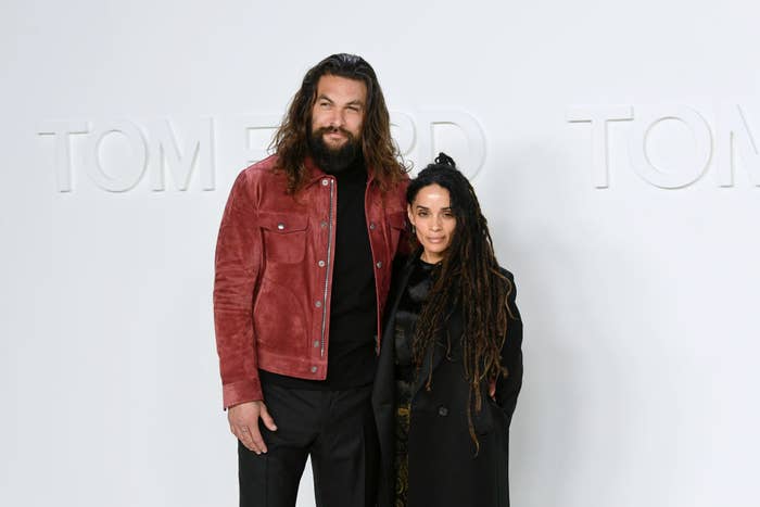 Jason (L) and Lisa (R) at a Tom Ford fashion show