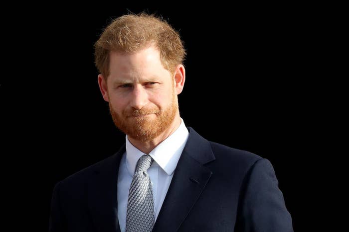 Prince Harry in suit and tie