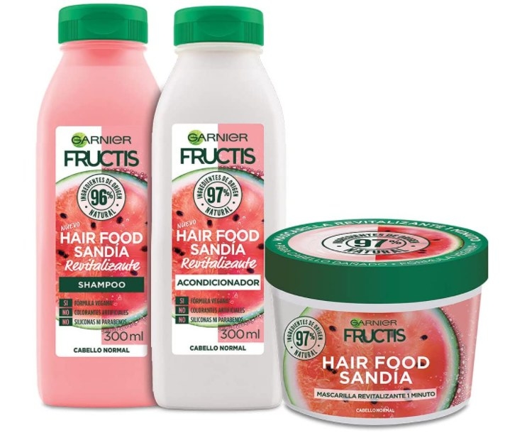 Linea de productos de Garnier fructis para el cabello