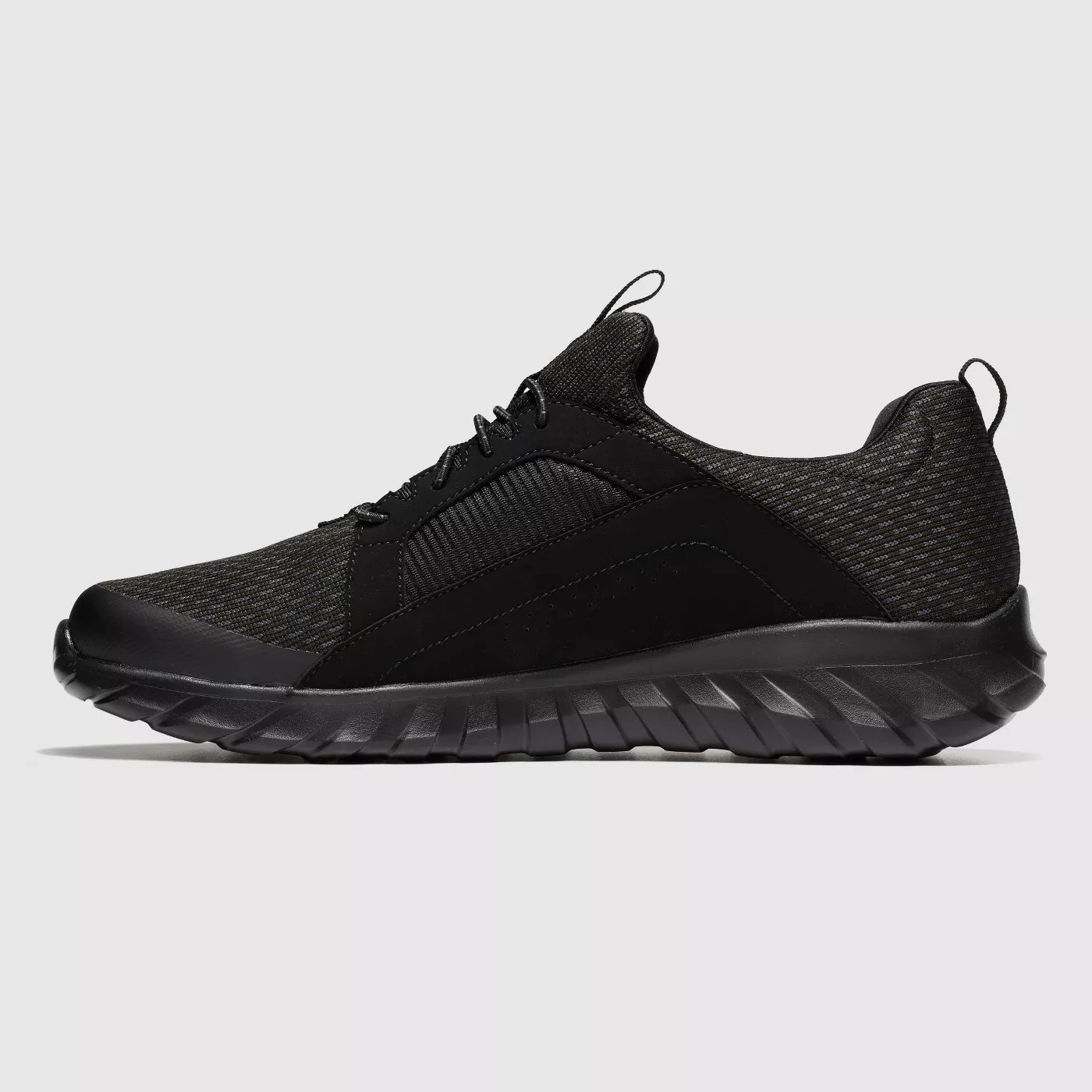 A workout shoe in all black