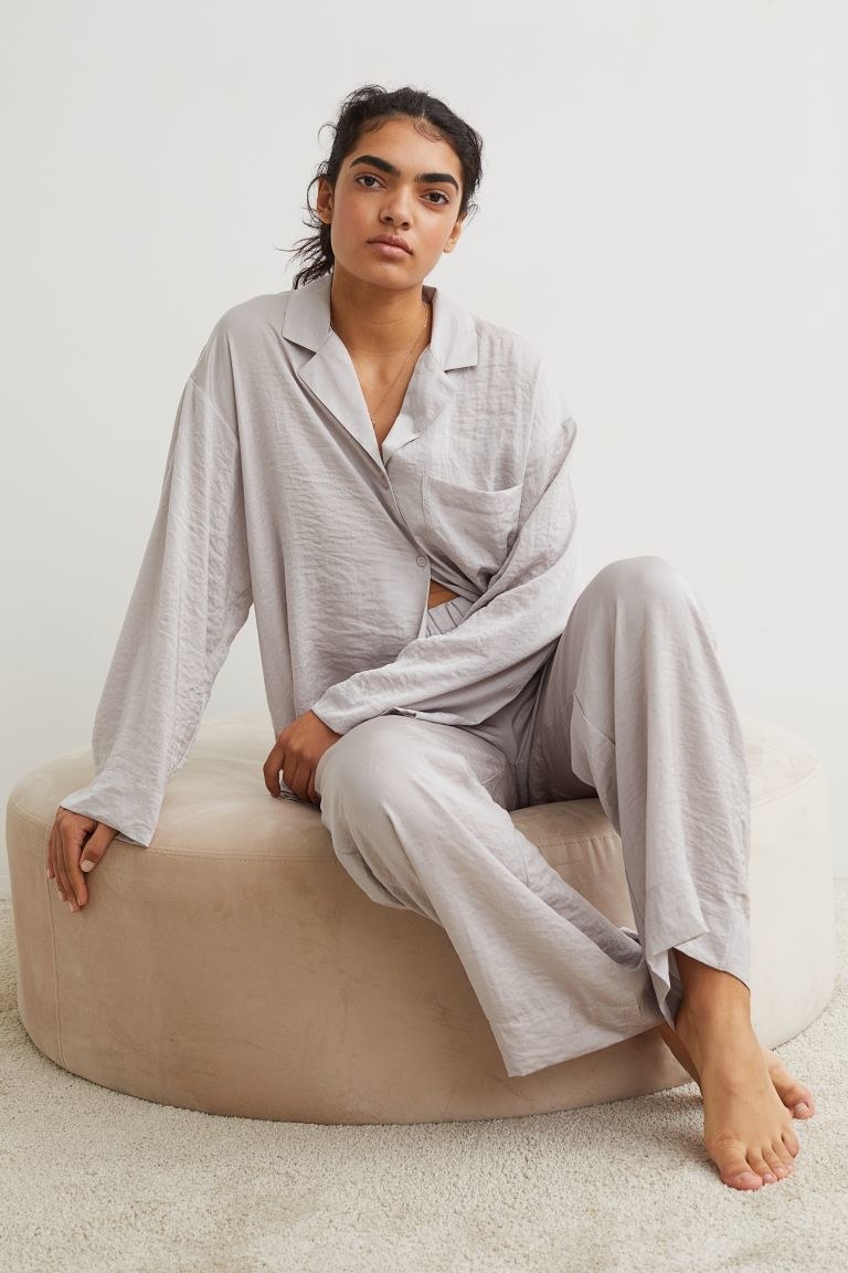 Hm satin online pyjamas