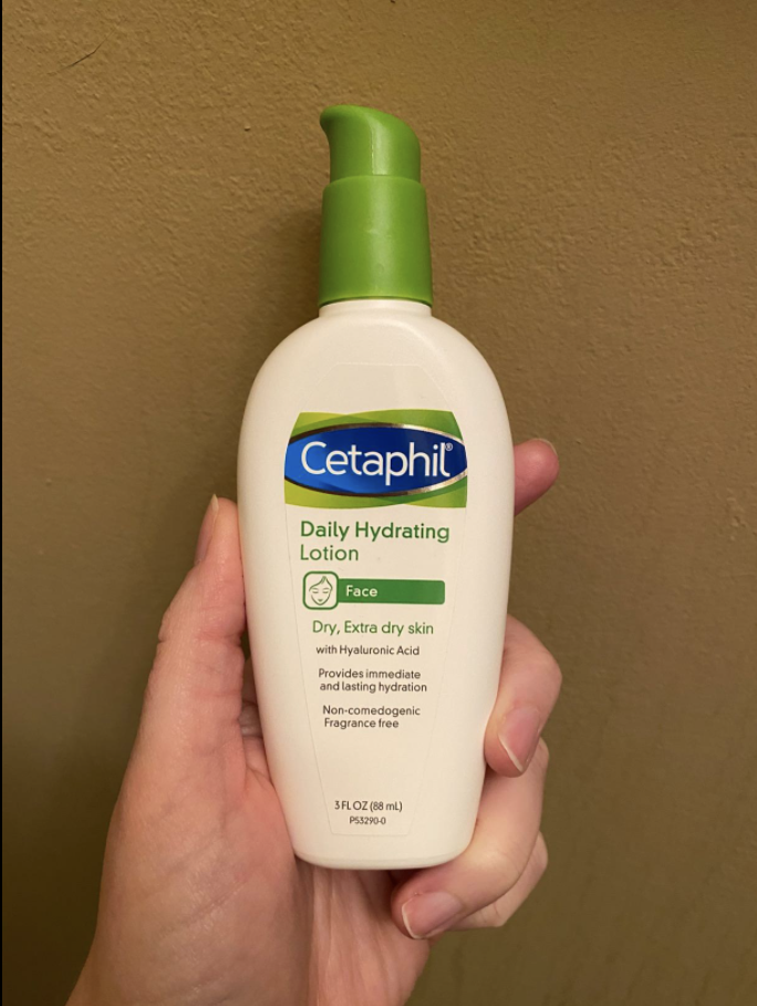 A bottle of Cetaphil daily lotion
