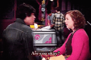 Clare asking Eli if he's okay on