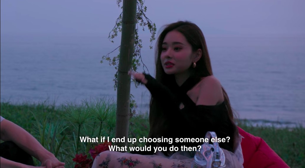 Ji-a says &quot;What if I end up choosing someone else, what would you do then?&quot;