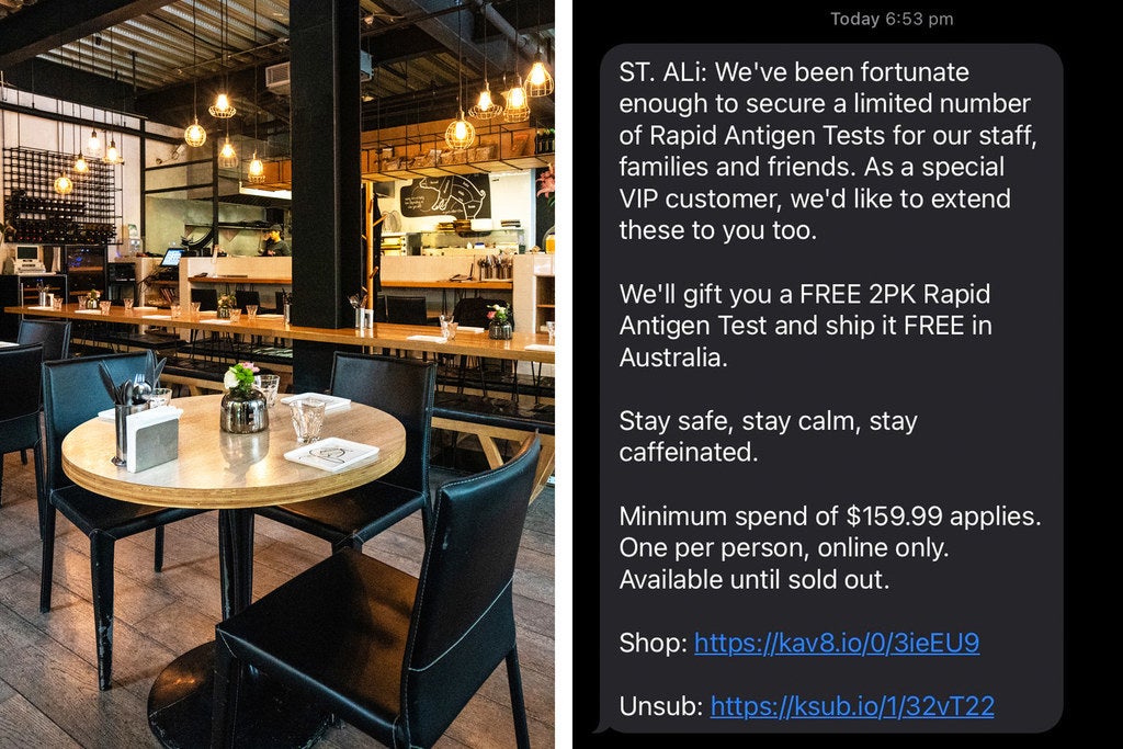 Aussies Are Enraged And Leaving Negative Google Reviews For A Melbourne Cafe That Was Profiting Off RATs