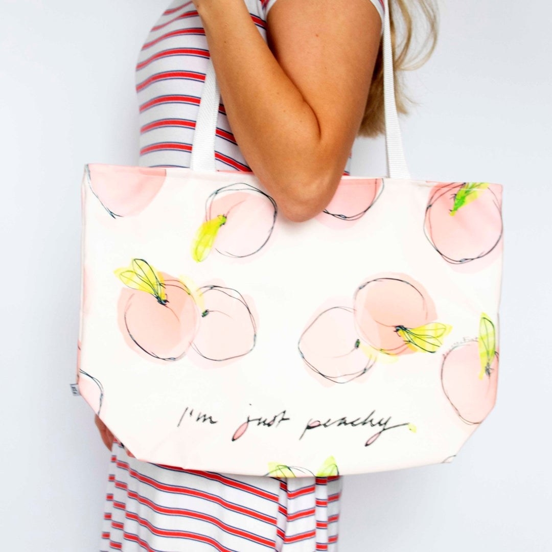 Cute Muppets Pink Monse Canvas Shoulder Bag Large Tote Bags Women Shopping Handbags 