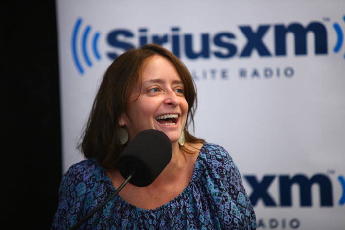 Rachel Dratch as a guest on a SiriusXM radio show
