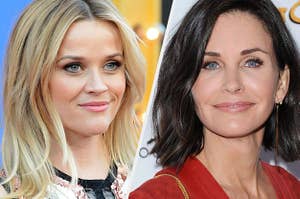 Close up red carpet images of reese witherspoon and courteney cox