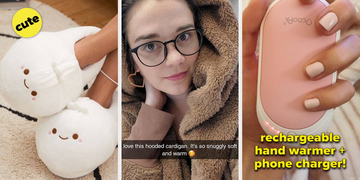 34 Cozy Products That Are An Entire “Let’s Curl Up, It’s
Snowing Outside” Mood
