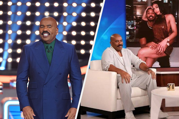 Steve Harvey Had The Most Understandable Reaction To This Photo Of Lori Sitting On BF Michael B. Jordan's Lap