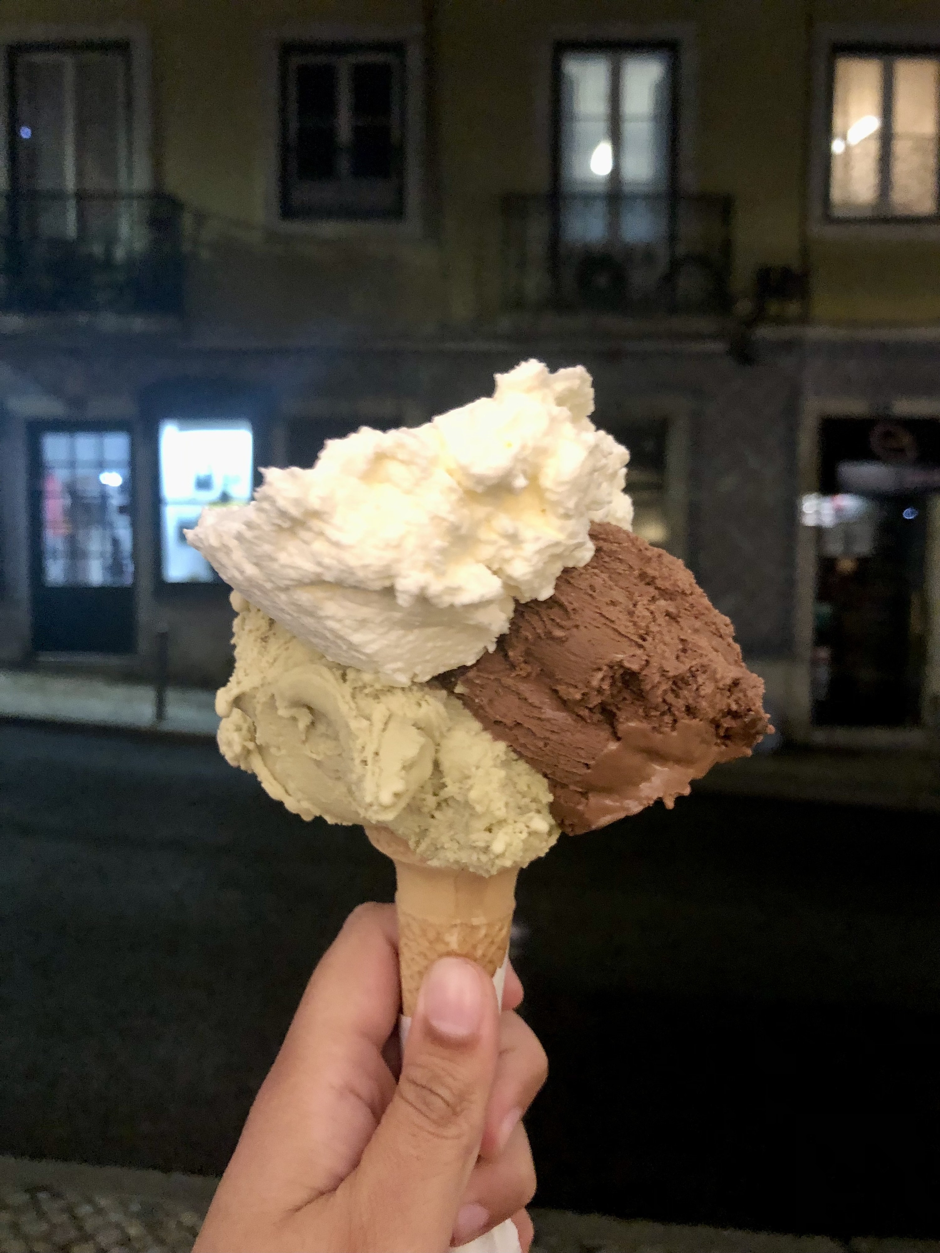 Gelato in Lisbon